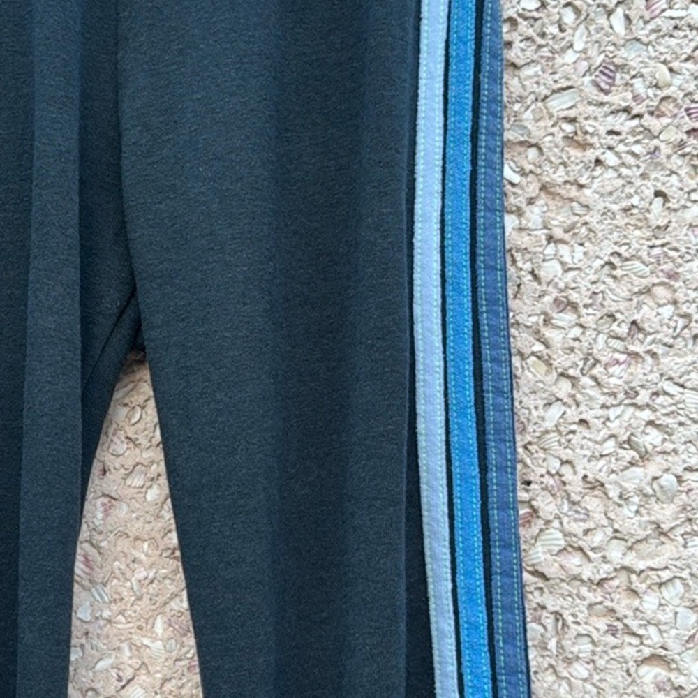 Aviator Nation Five Stripe Sweatpants Charcoal Navy - Picture 2 of 6